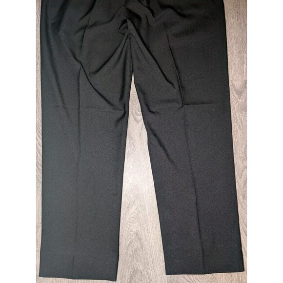 Haggar Dress Pants Classic Fit Premium Comfort Black Size 34 Waist x 29 Length - Picture 14 of 15
